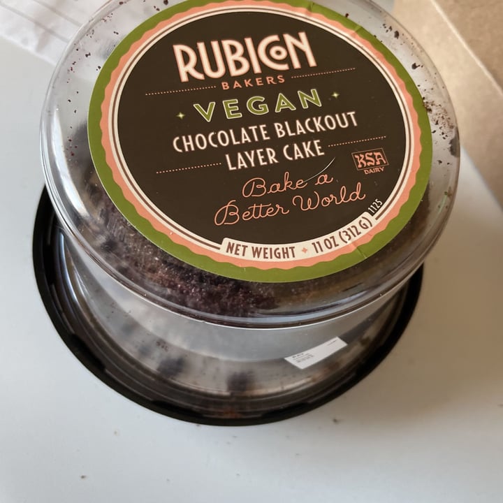 photo of Rubicon Bakers Vegan Chocolate Blackout Cake shared by @slanderson34me on  08 May 2021 - review