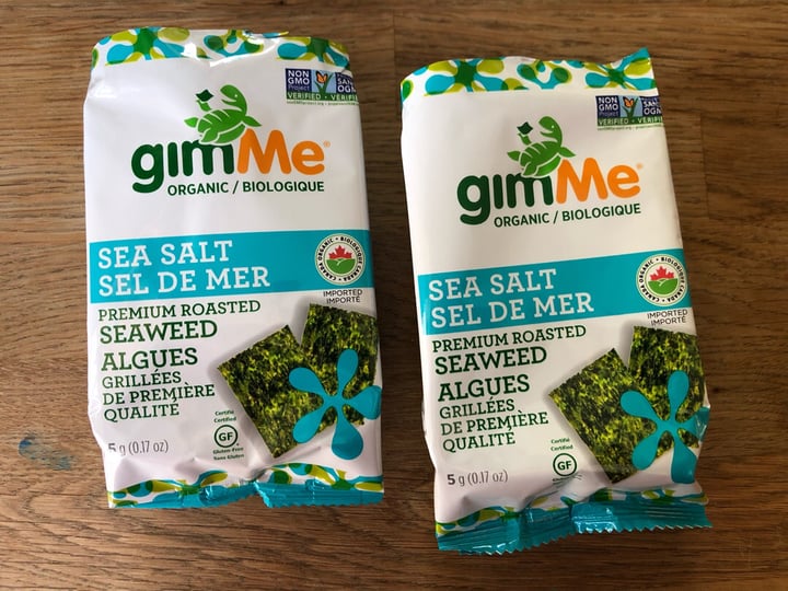 photo of Gimme Organic Sea Salt Seaweed shared by @lisam on  30 Aug 2019 - review