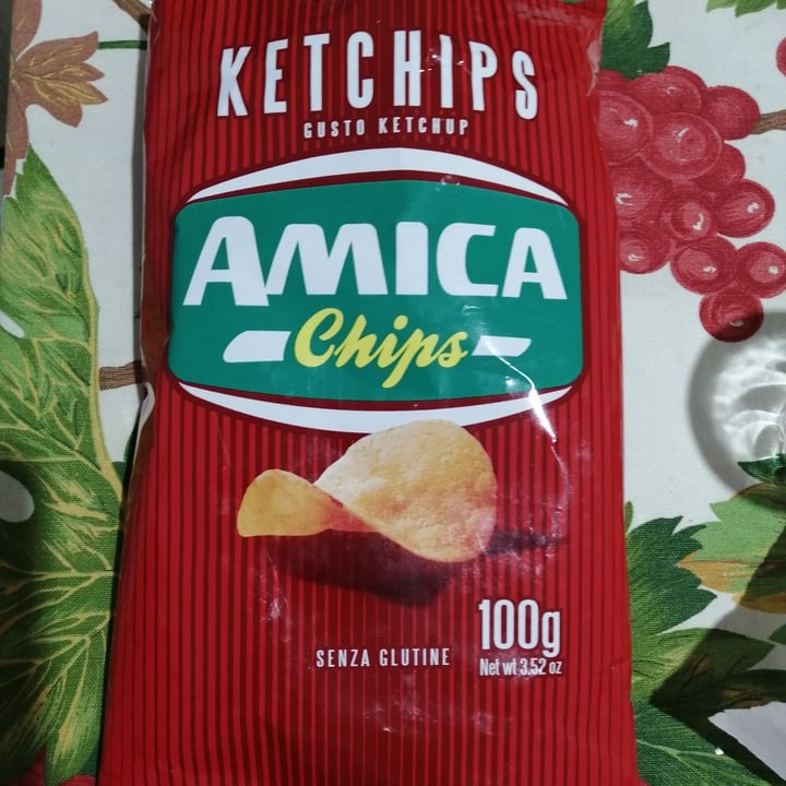 photo of Amica Chips Patatine fritte guasto Ketchup shared by @morwanneg on  11 Dec 2021 - review