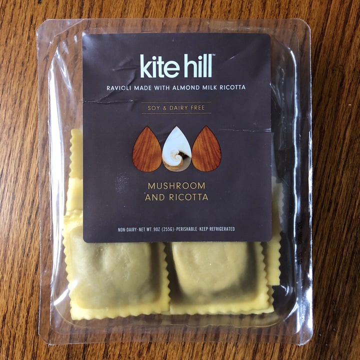 Kite Hill Mushroom Ravioli with Almond Milk Ricotta Alternative Review