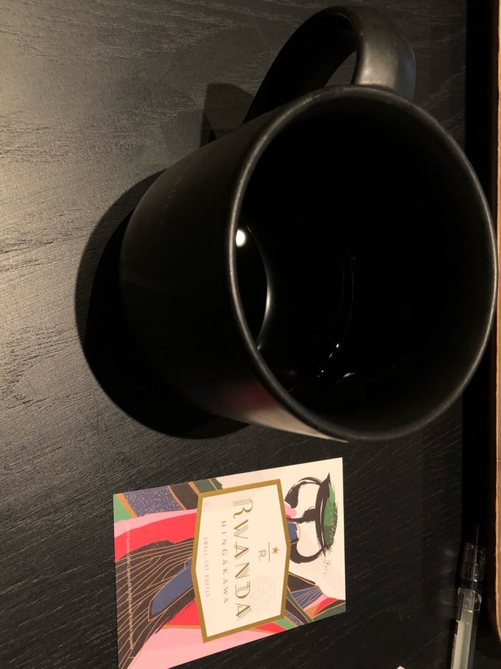 photo of Starbucks Rwanda pour over coffee shared by @makthemak on  06 Jun 2019 - review