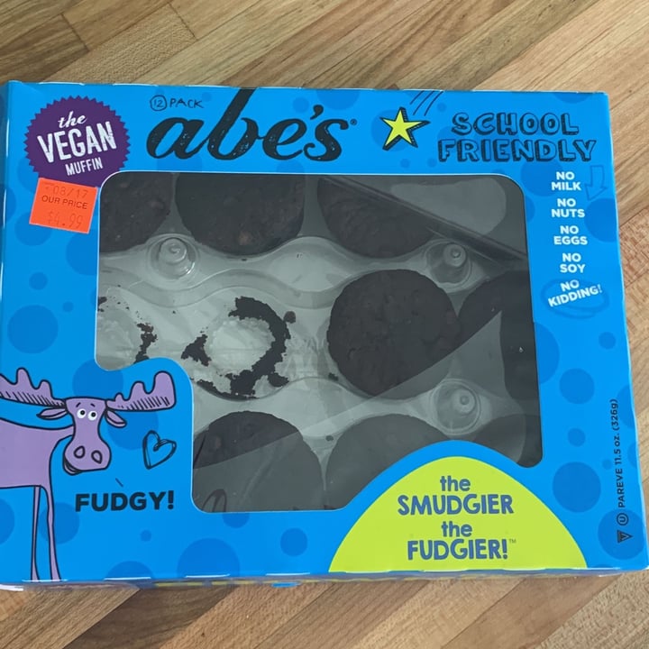 photo of Abe's Vegan Muffins Chocolate Brownies shared by @cjfussner on  13 Aug 2022 - review