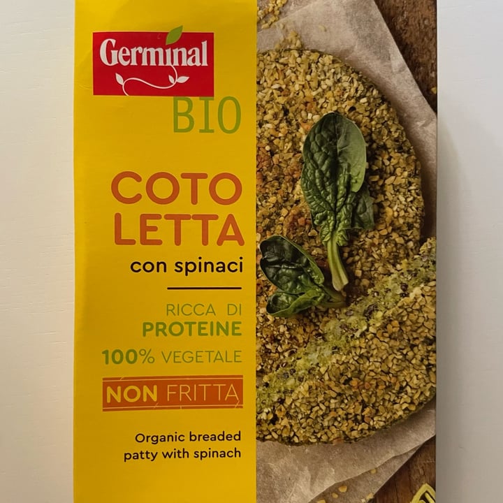photo of Germinal Bio Cotoletta spinaci shared by @barbiesatana on  06 Sep 2022 - review