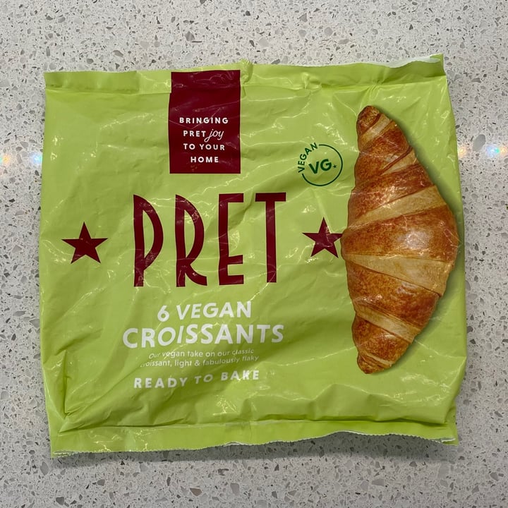 photo of Pret A Manger Frozen Vegan Croissants shared by @leevardy on  21 Aug 2021 - review