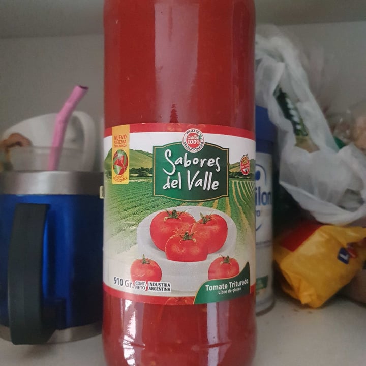 photo of Sabores del Valle Tomate Triturado shared by @juanadiluca on  05 Jun 2021 - review