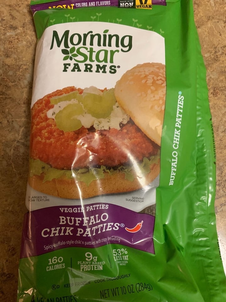 review photo of MorningStar Farms Veggie Buffalo Chik Patties shared by @sg1994 on 18 Dec 2019 - review