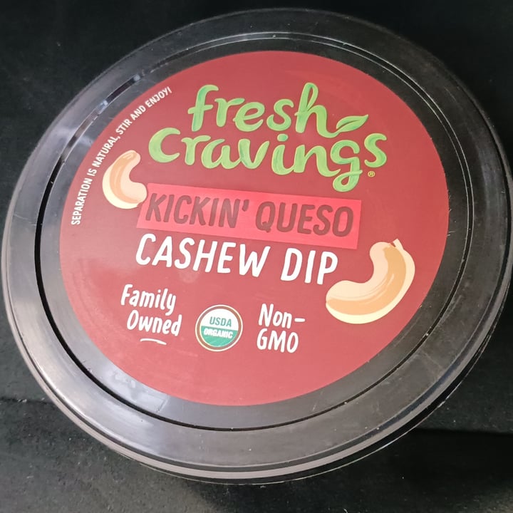 photo of Fresh Cravings kickin cashew queso dip shared by @heartartichokehearts on  23 Aug 2022 - review