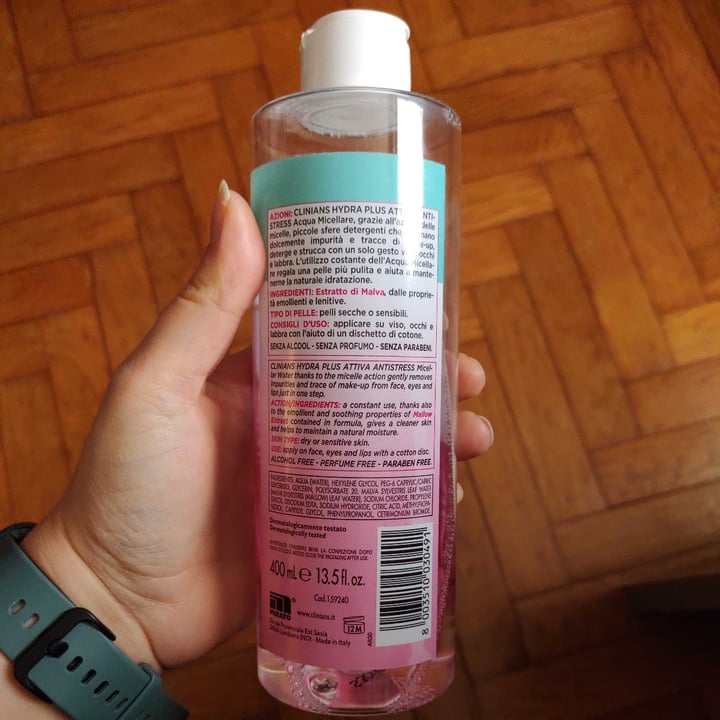 photo of Clinians Acqua Micellare Hydra Plus shared by @iiredhel on  04 Apr 2022 - review