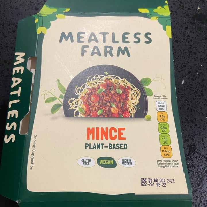 photo of Meatless Farm Mince Plant-Based shared by @laureneas on  28 Oct 2022 - review
