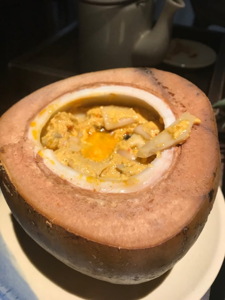 review photo of Hum Vegetarian, Garden & Restaurant Coconut curry shared by @jannapham on 20 Jan 2022 - review