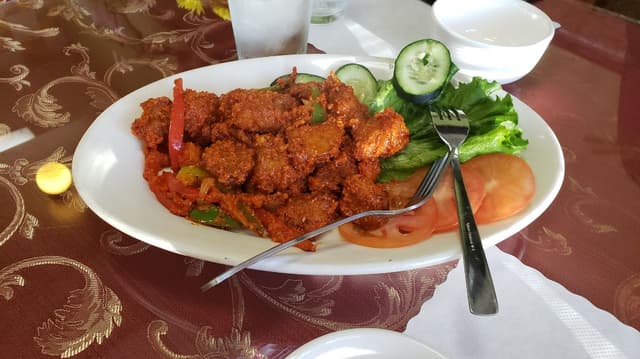 Foto do prato “Stire Fried Chicken With Lemongrass”