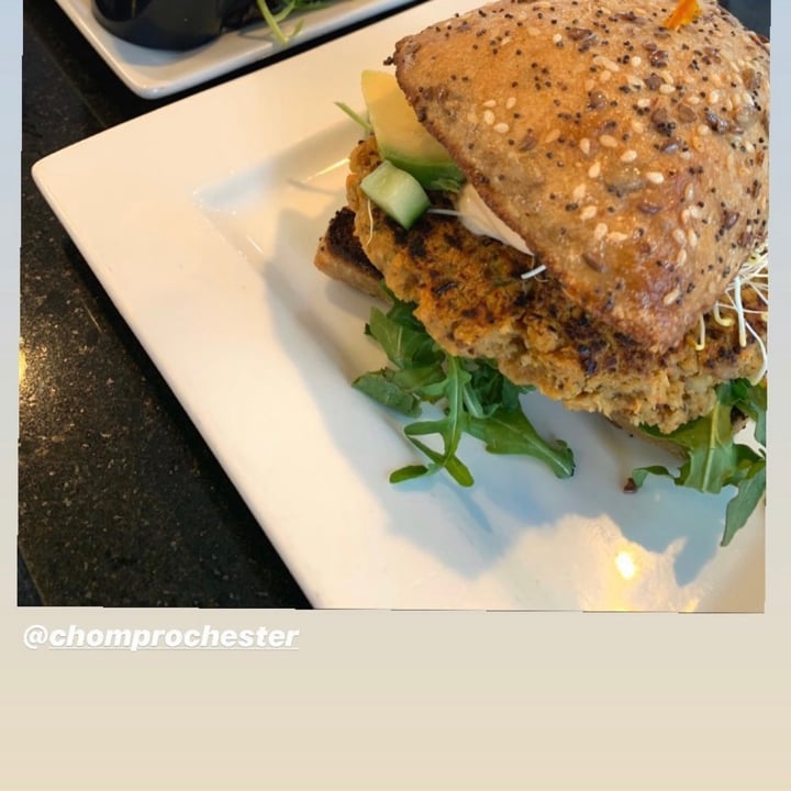 photo of chomp rochester Sweet Potatoe Burger shared by @nnadolna on  15 Jun 2020 - review