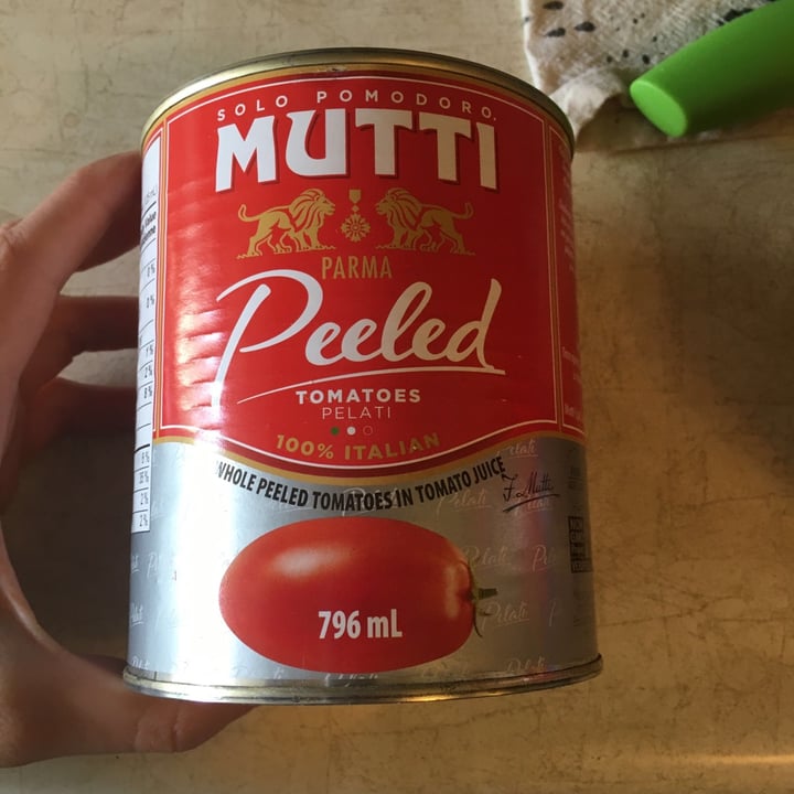 photo of Mutti Peeled tomatoes shared by @apuscasu on  30 Jun 2021 - review