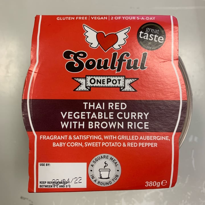 review photo of Soulful Thai Red Vegetable Curry with Brown Rice shared by @tsollis on 07 Apr 2022 - review