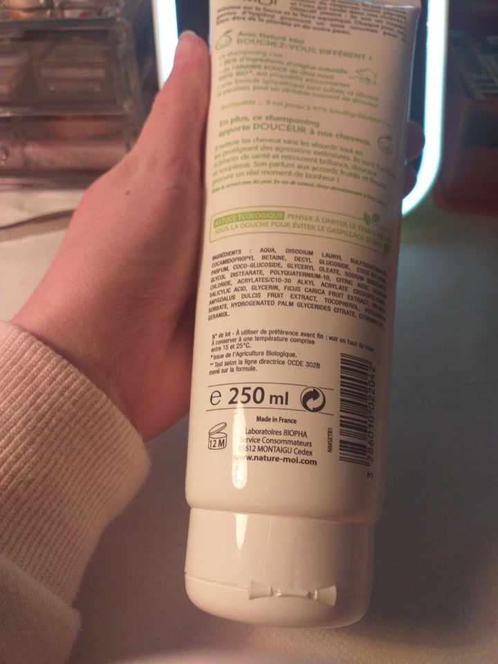 photo of Naturé Moi Shampoing couleur éclat shared by @athenais on  14 Mar 2020 - review