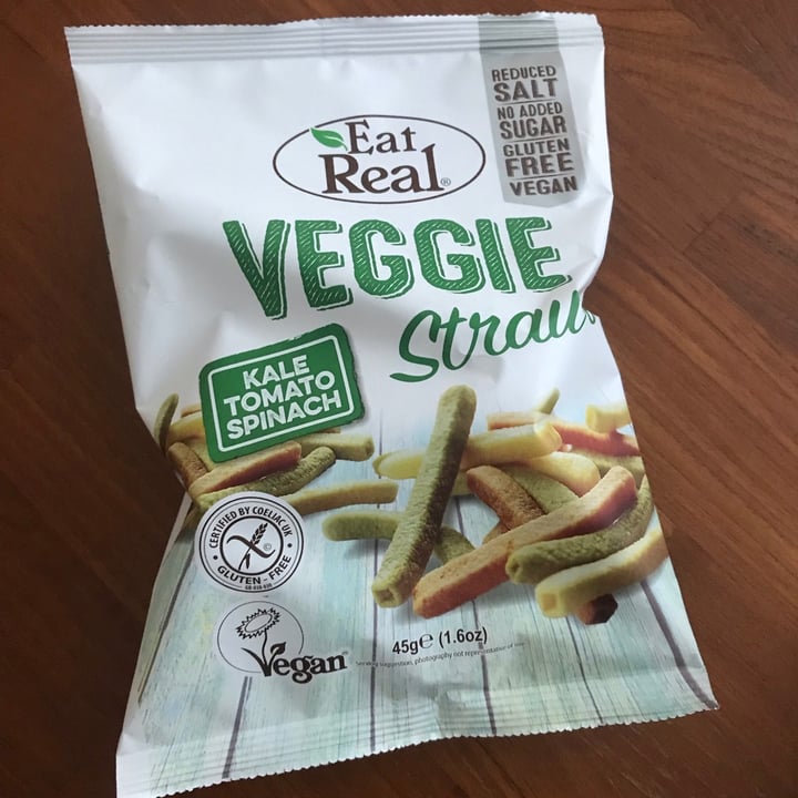 photo of Eat Real Kale, Tomato, Spinach & Potato Veggie Straws shared by @mayonnaise on  02 Oct 2021 - review
