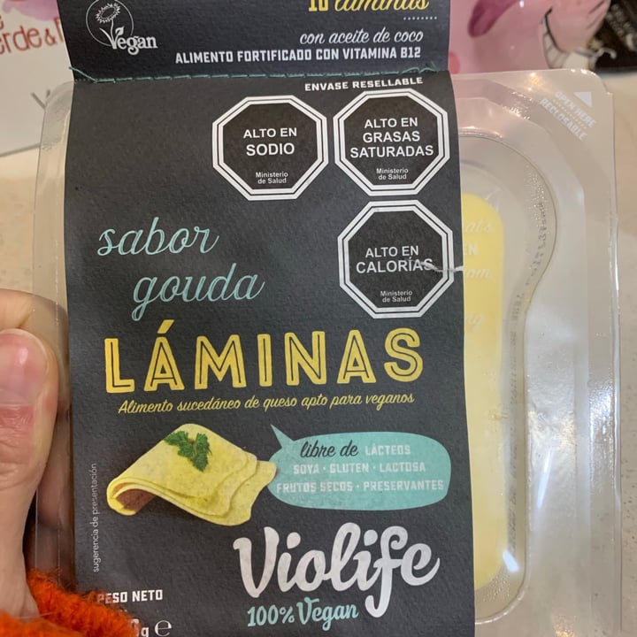 review photo of Violife Laminas sabor Gauda shared by @danileonruz on 23 Jul 2020 - review
