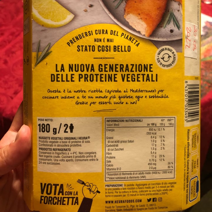 review photo of Heura Nuggets Originali shared by @angelicadini on 03 Oct 2022 - review