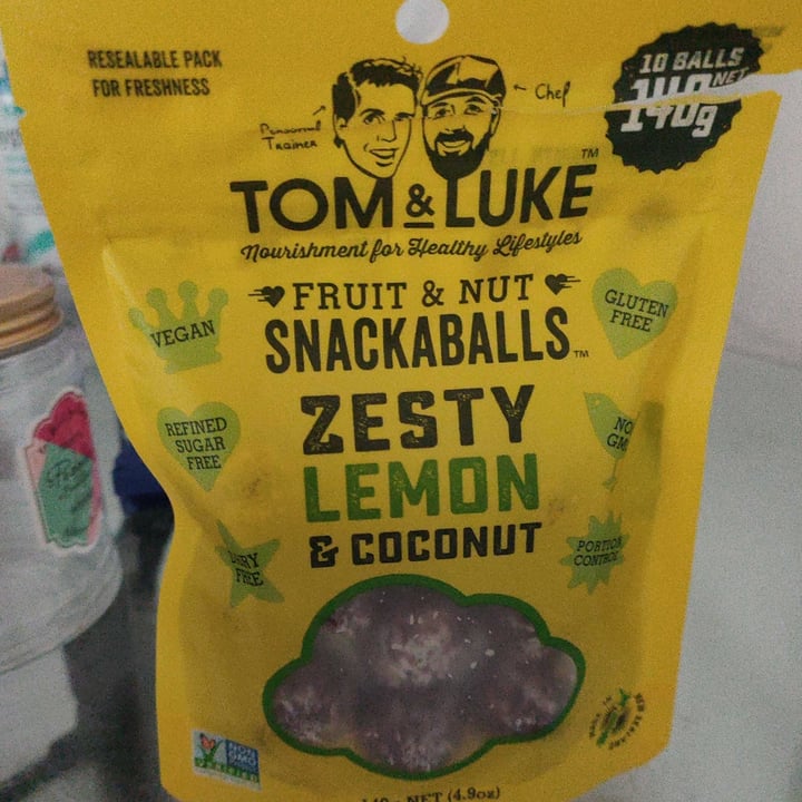 photo of Tom & Luke Fruit & Nut Snackaballs Zesty Lemon & Coconut shared by @xxuan on  07 Nov 2021 - review