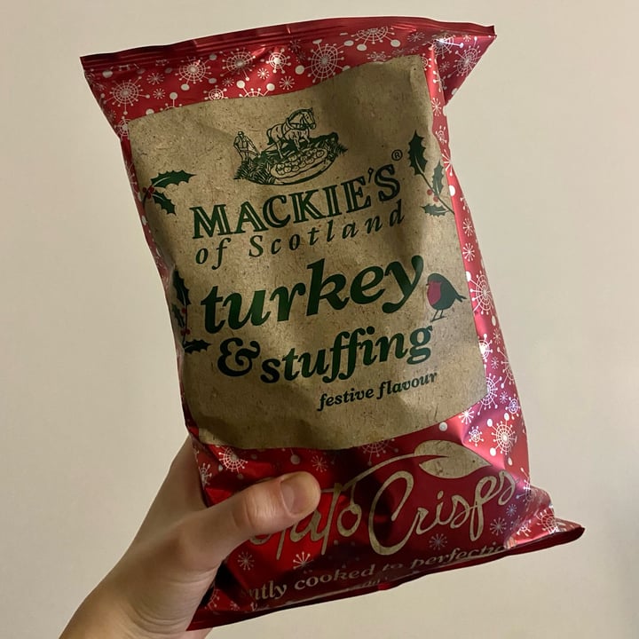 photo of Mackie's of Scotland Turkey & Stuffing flavour crisps shared by @anaaragon on  01 Mar 2022 - review