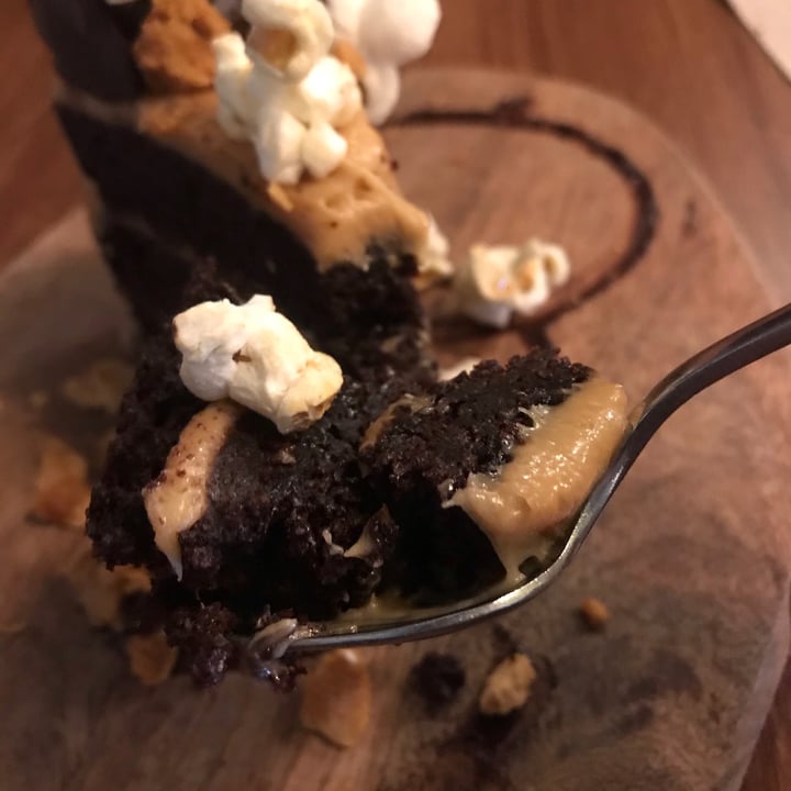 photo of Unity Diner Salted Caramel Cake shared by @vegansuttonmama on  19 Aug 2020 - review