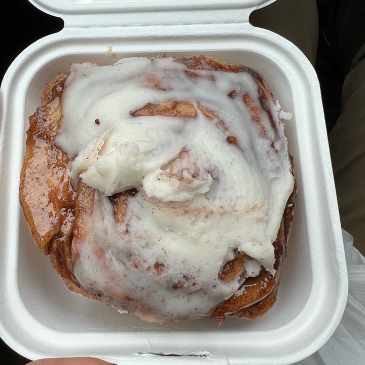 photo of Fern Cafe and Bakery Big Bad Cinnamon Bun shared by @veganmika on  14 Mar 2022 - review