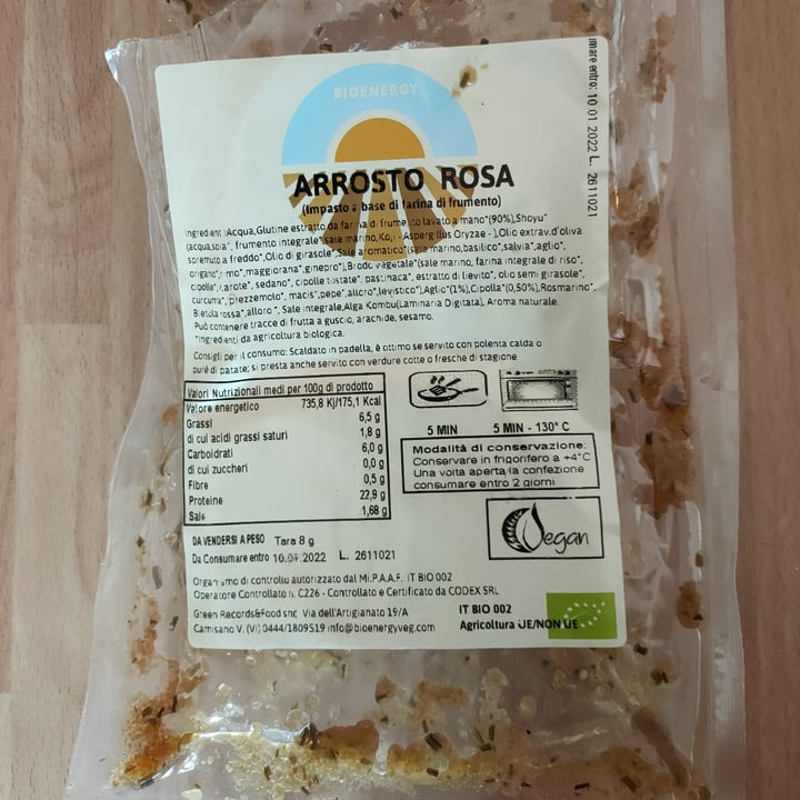 photo of Bioenergy veg Arrosto rosa shared by @chicco on  26 Dec 2021 - review
