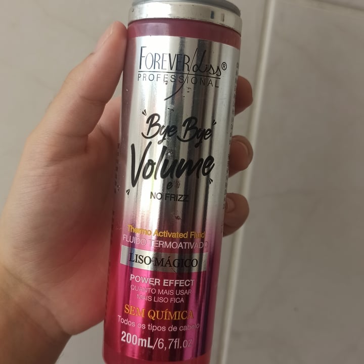 photo of Forever liss Bye Bye volume e No Frizz shared by @palomasantos on  31 Jan 2022 - review