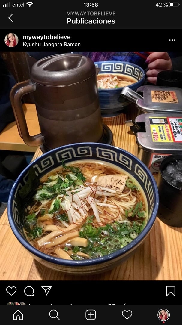 photo of Kyushu Jangara Ramen Akihabara Vegan soy sauce ramen shared by @mywaytobelieve on  26 Jan 2020 - review