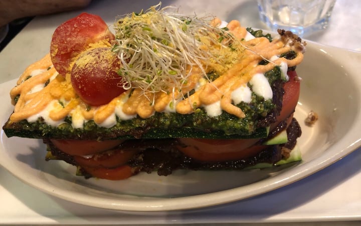 photo of The Living Cafe Zucchini Lasagne shared by @healthywithakriti on  13 Dec 2019 - review