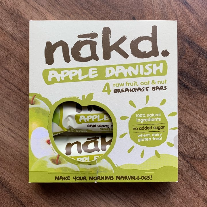 photo of Nākd. Apple Danish bar shared by @vegpledge on  25 Jul 2022 - review