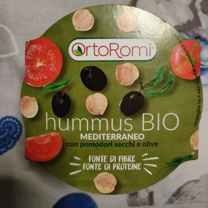 photo of Ortoromi Hummus mediterraneo shared by @verodna on  04 Oct 2022 - review