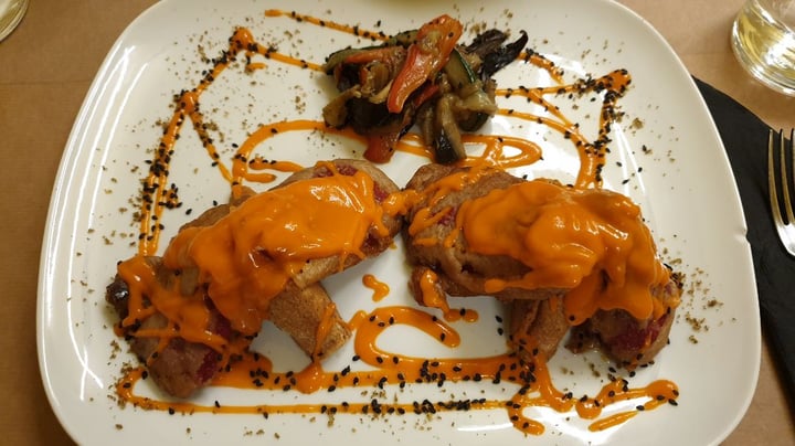 photo of TxuKruT Vegan Bar Pimientos de Piquillo Rellenos De Tofu Y Verduras shared by @xuwei84 on  10 Feb 2020 - review