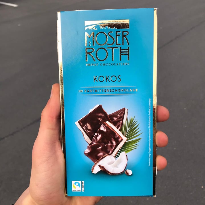 Moser Roth Kokos mit Zartbitterschokolade Review | abillion
