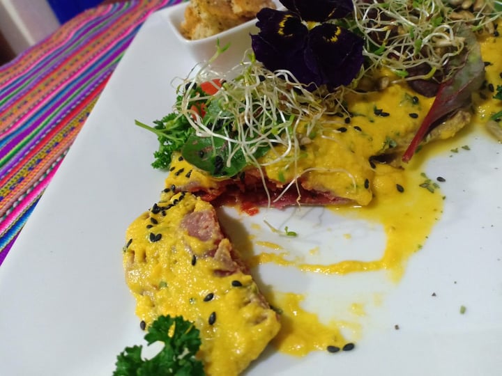 review photo of Vida Vegan Bistro Ravioli filled with bolognese shared by @devc on 03 Aug 2019 - review
