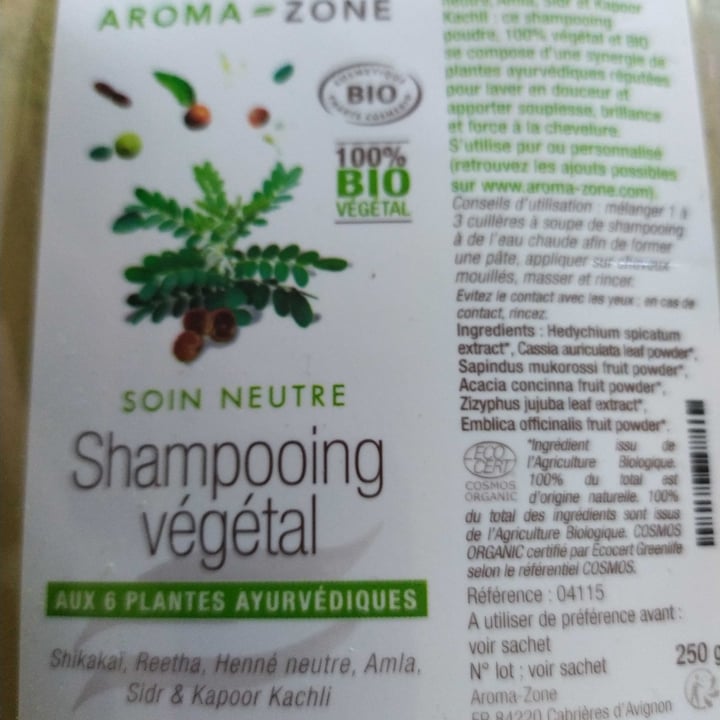 photo of Aroma-Zone Shampoo Vegetale Base Erbe Ayurvediche shared by @luciarussx on  31 Mar 2021 - review