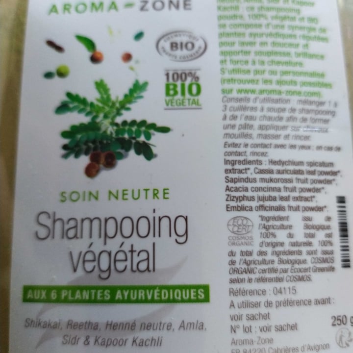 review photo of Aroma-Zone Shampoo Vegetale Base Erbe Ayurvediche shared by @luciarussx on 31 Mar 2021 - review