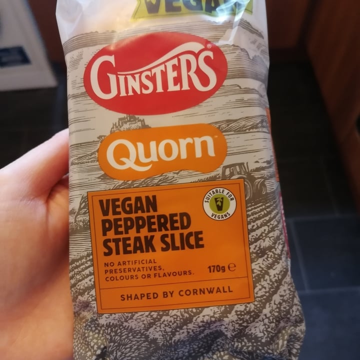 photo of Ginsters Quorn Vegan Peppered Steak Slice shared by @sarahburland on  16 Nov 2021 - review