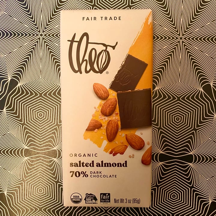 review photo of Theo Chocolate Salted Almond 70% Dark Chocolate shared by @timvegmalone on 03 May 2022 - review