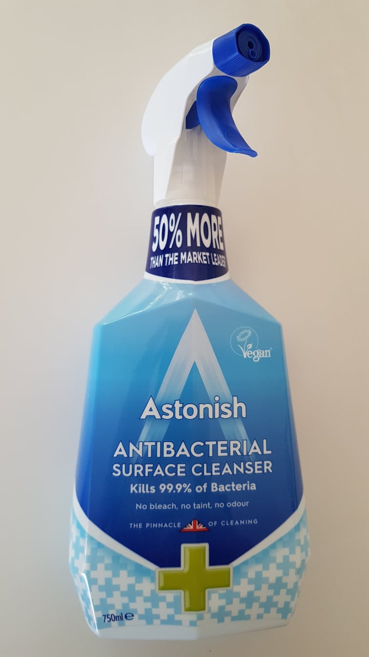 photo of Astonish Antibacterial Surface Cleaner shared by @suzanarmiler on  13 May 2022 - review