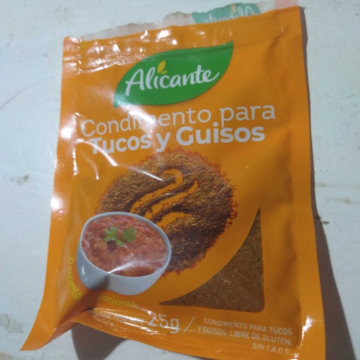 photo of Alicante Condimento para Tucos y Guisos shared by @elianavegana on  03 May 2021 - review