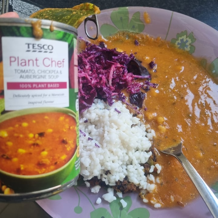 photo of Tesco Plant Chef Tomato, Chickpea & Aubergine Soup shared by @aamanda82 on  14 Mar 2022 - review