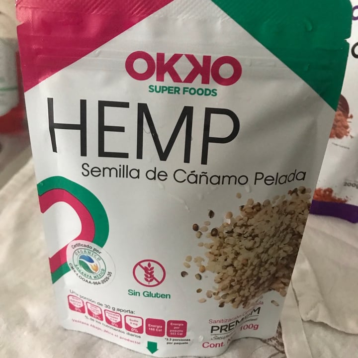 photo of Okko Super Foods Semilla De Cañamo (Hemp) shared by @bedid on  29 Jul 2021 - review