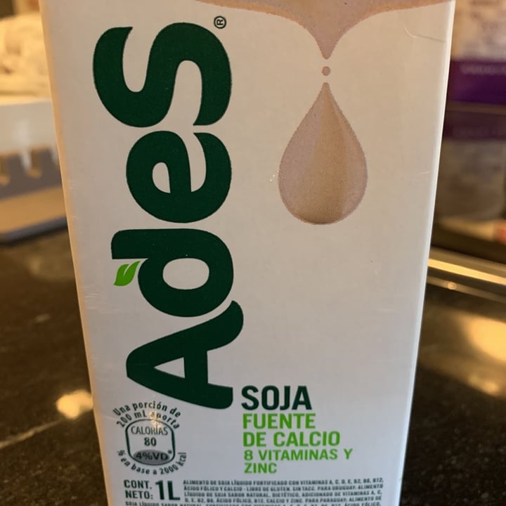 photo of Ades Leche de Soja sabor Natural shared by @agus95 on  16 Dec 2019 - review