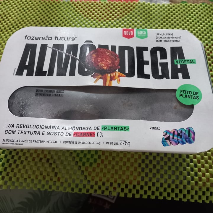 review photo of Fazenda Futuro - Future Farm Almôndega Vegetal shared by @elisabetenogueira on 11 May 2022 - review