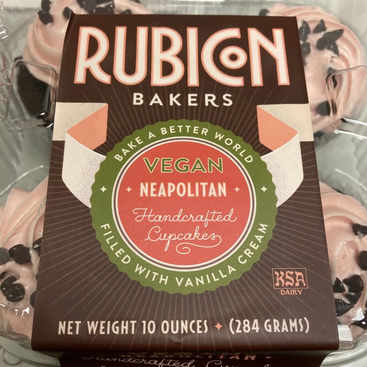 photo of Rubicon Bakers Vegan Nepolitan Handcrafted Cupcakes shared by @compassionatekisses on  08 Sep 2021 - review