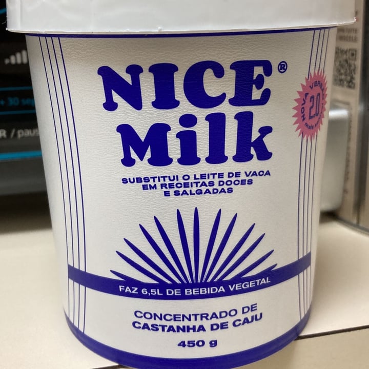 photo of Nice Milk Castanha de caju shared by @jpessin on  29 Jun 2022 - review