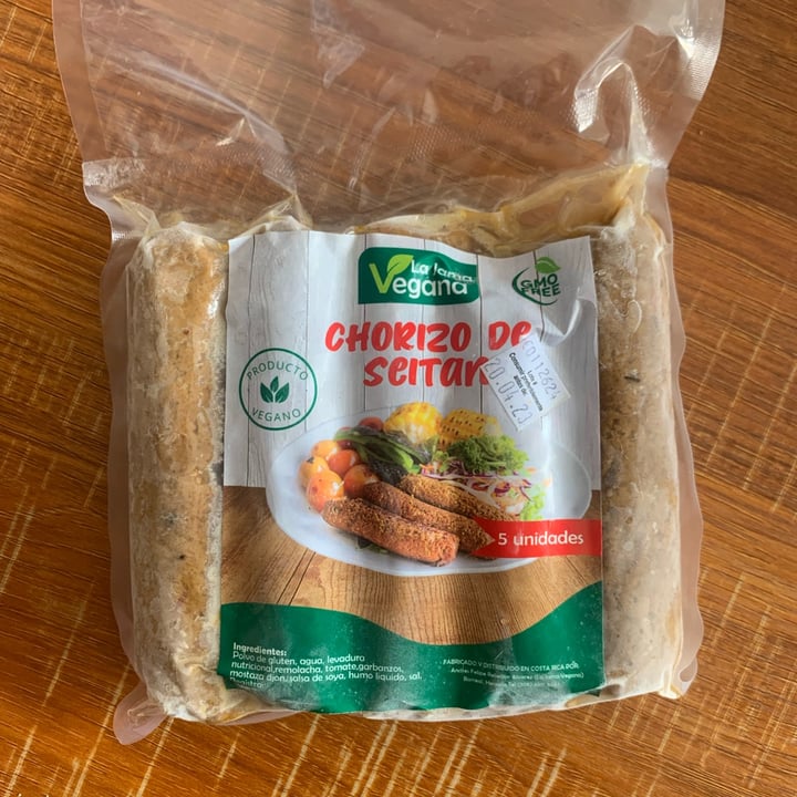 review photo of La Jama Vegana Chorizo de seitan shared by @adrocr on 07 May 2022 - review