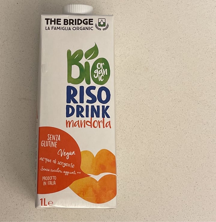 photo of The Bridge Bio Rice Drink Almond shared by @mokes on  27 Aug 2022 - review