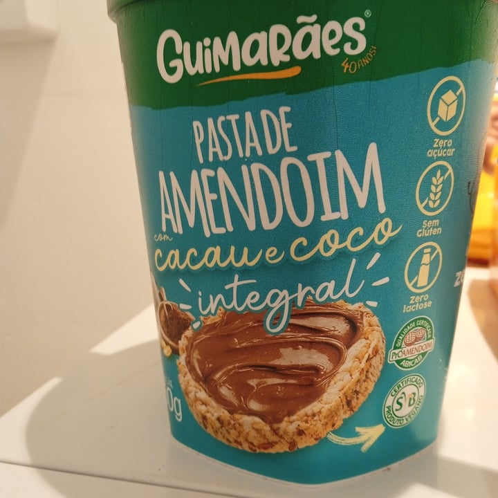 photo of Guimarães Pasta De Amendoim Com Cacau E Coco shared by @gisellialmeida on  13 Oct 2022 - review